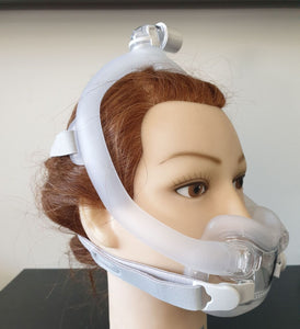 Full Face Mask Under The Nose With Tube ON TOP OF HEAD