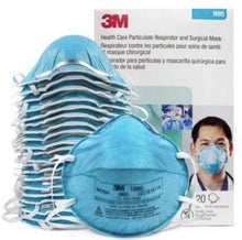 Load image into Gallery viewer, 1 Surgical Mask 3M 1860 N95 UNIVERSAL Face Mask Mouth Cover Medical EXP 6-2-26
